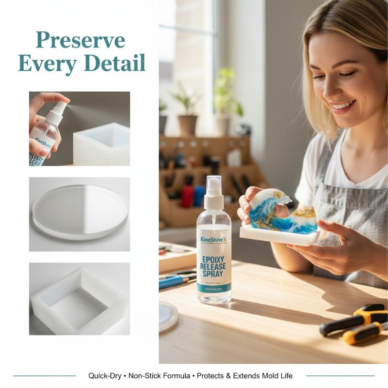 Release Spray Silicone - Epoxy Mold Demold Spray Non Toxic