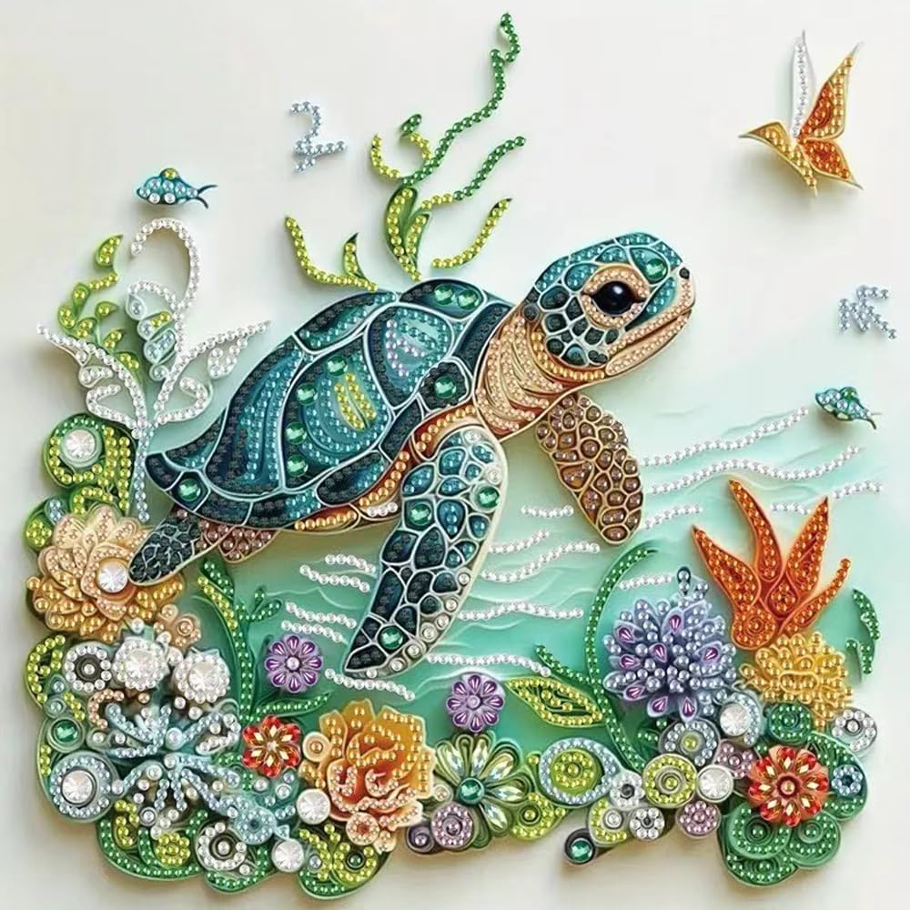 Resin Art Kits For Adults - Sea Turtle Animal Diamond Painting Kits