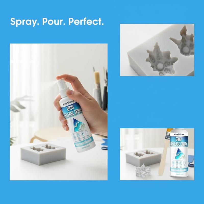 Release Spray Silicone - Epoxy Mold Demold Spray Non Toxic