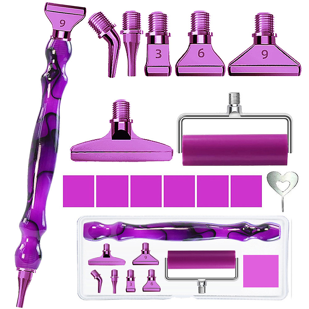 Resin Art Canvas - Diamond painting pen accessory tool set,
