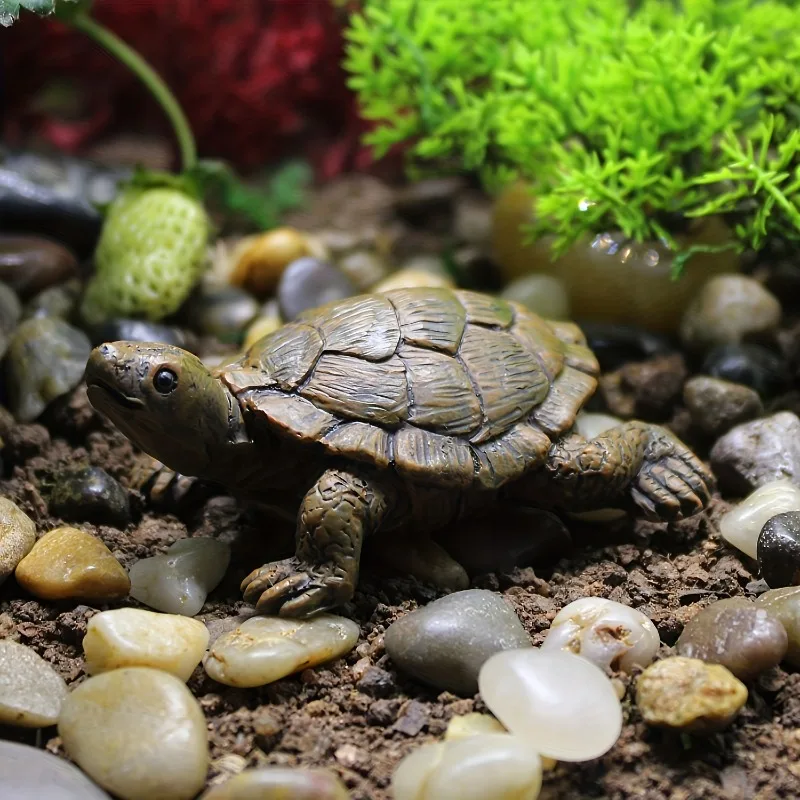Resin Art Beach - Charming Sea Turtle Resin Statue Mini