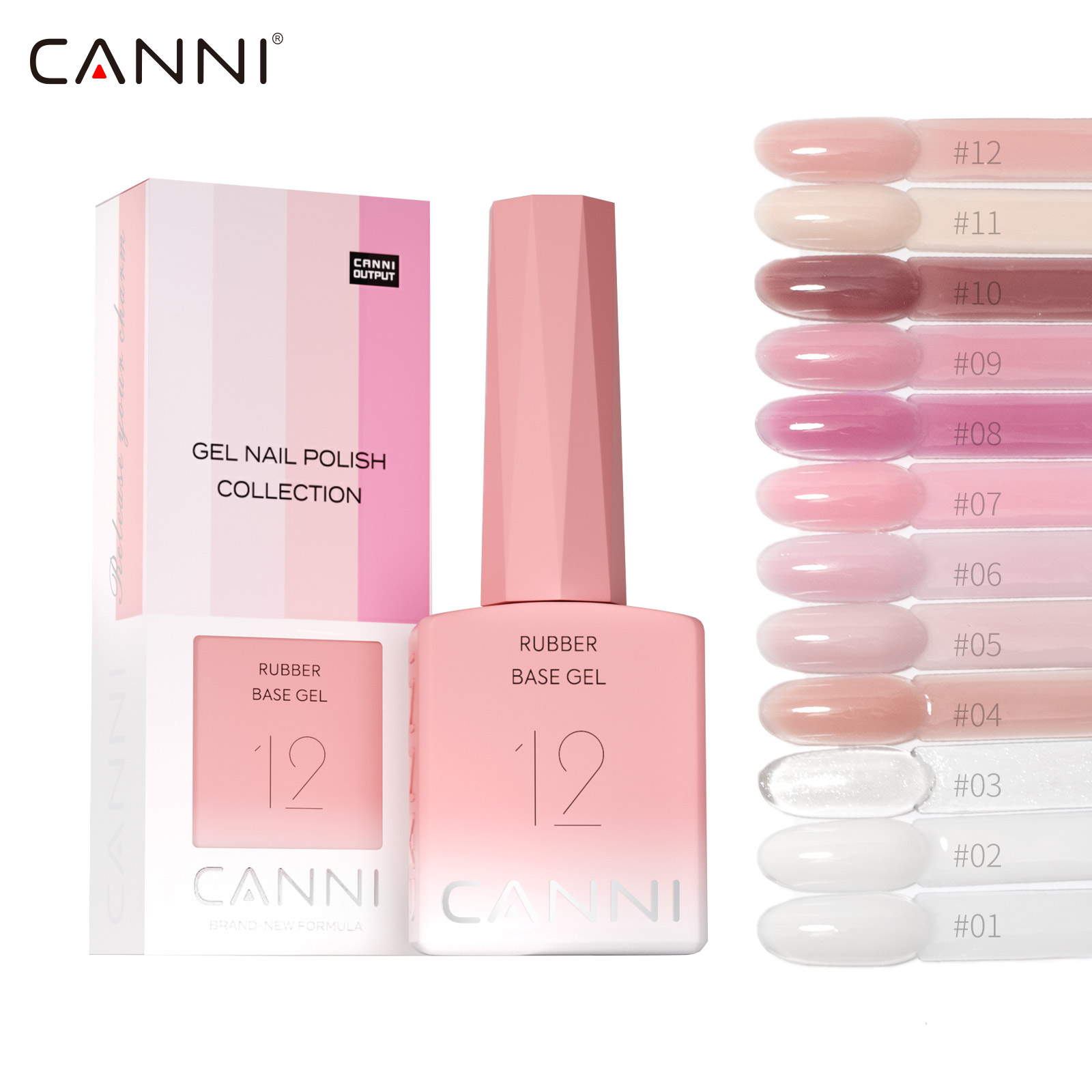 Resin Art Training - CANNI Color Rubber Base Gel 2in1