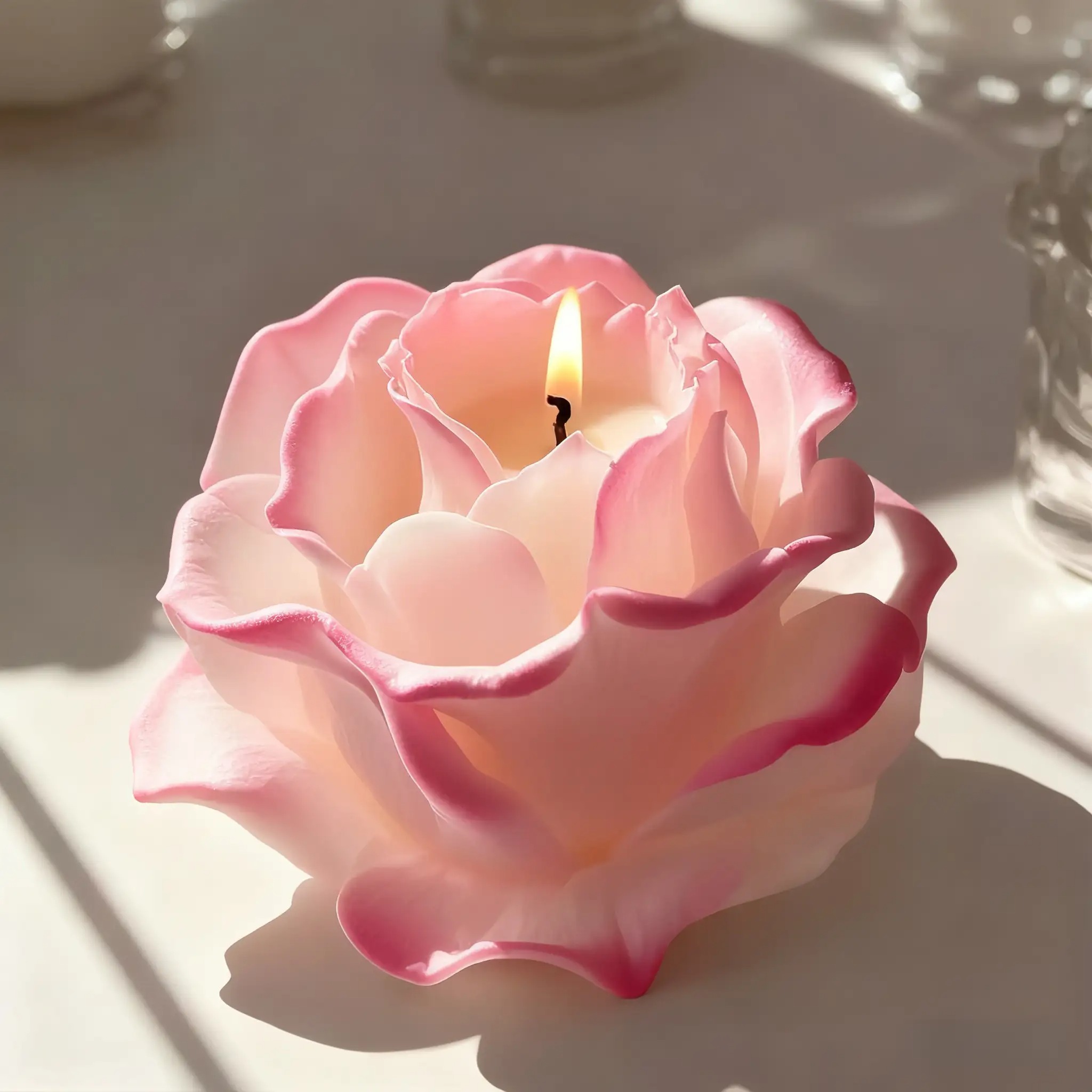 Resin Art Rose Petals - 1 Piece 3D Elegant Rose Silicone