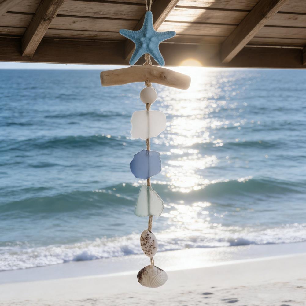 Resin Art Beach - Shell Starfish Decoration Handcrafted Sea Glass