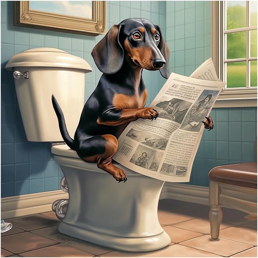 Resin Art Kits For Adults - Dachshund Diamond Art Painting Kits for