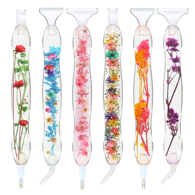 Resin Art Design - 1set Flower Design Resin 5D Diamond
