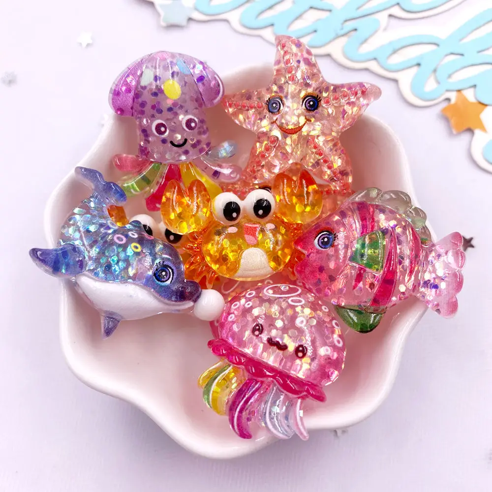 10pcs Glitter Colorful Resin S - огляд і ціна Resin Art Beach