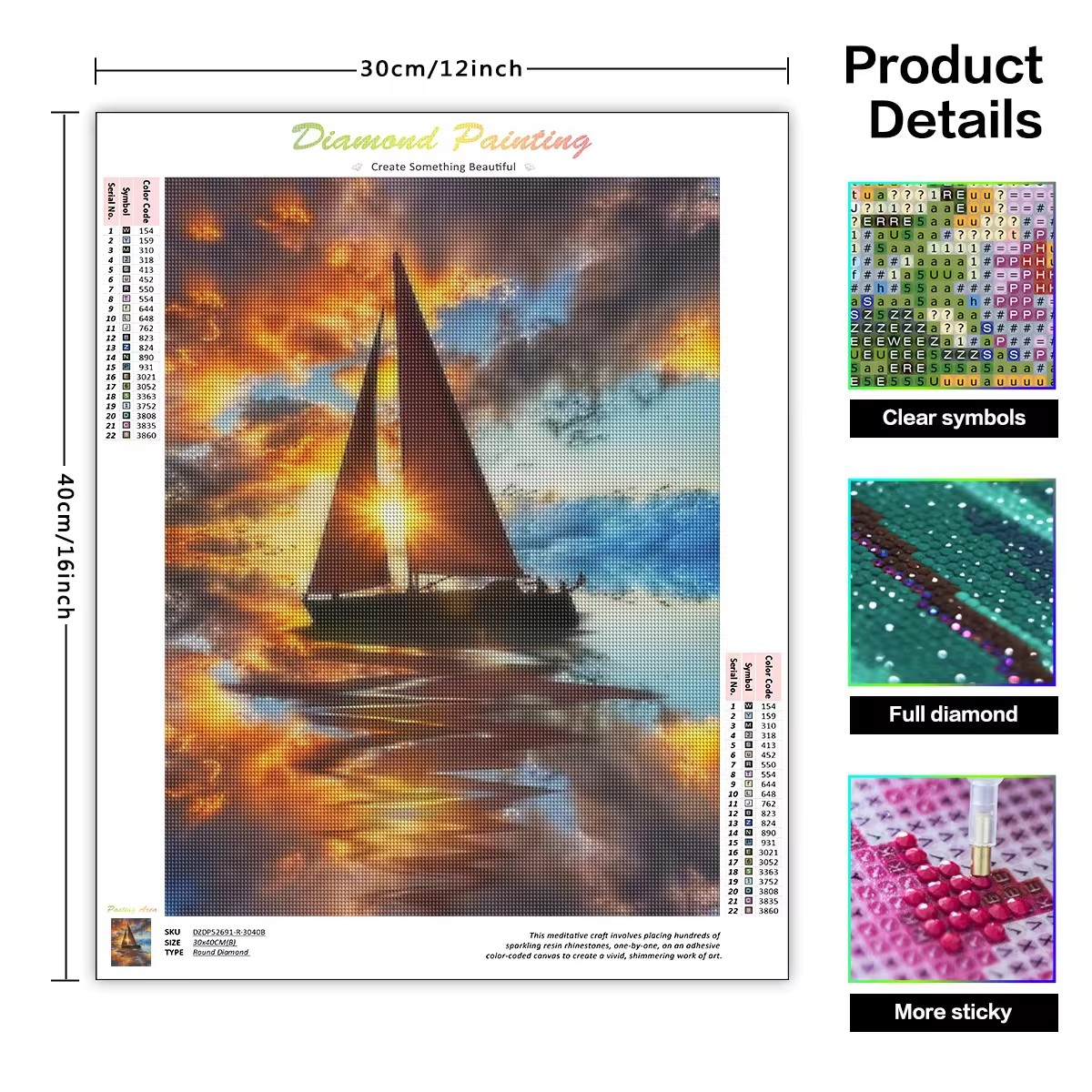 GATYZTORY 5d Diamond Painting  - огляд і ціна Resin Art Kits For Adults