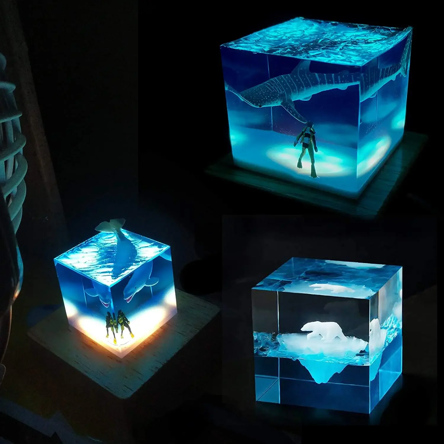 Square Light Resin Mold,led Si - огляд і ціна Resin Art Stand