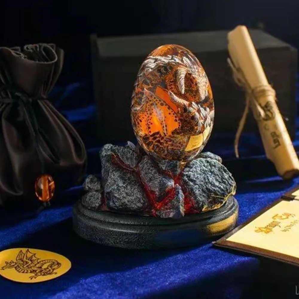 Lava Dragon Egg Statue With St - огляд і ціна Resin Art Stand