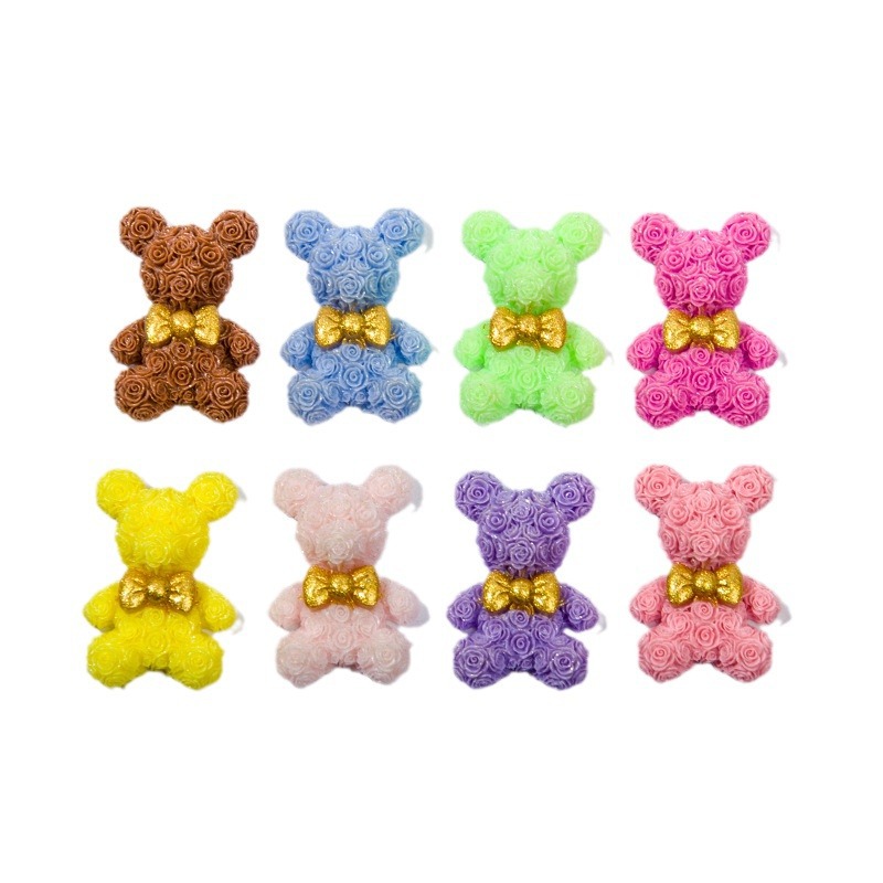 10PCS Rose Blossom Bear Resin  - огляд і ціна Resin Art Rose Petals