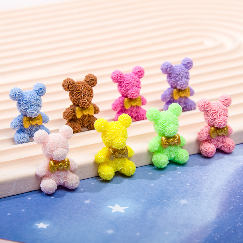 10PCS Rose Blossom Bear Resin  - огляд і ціна Resin Art Rose Petals