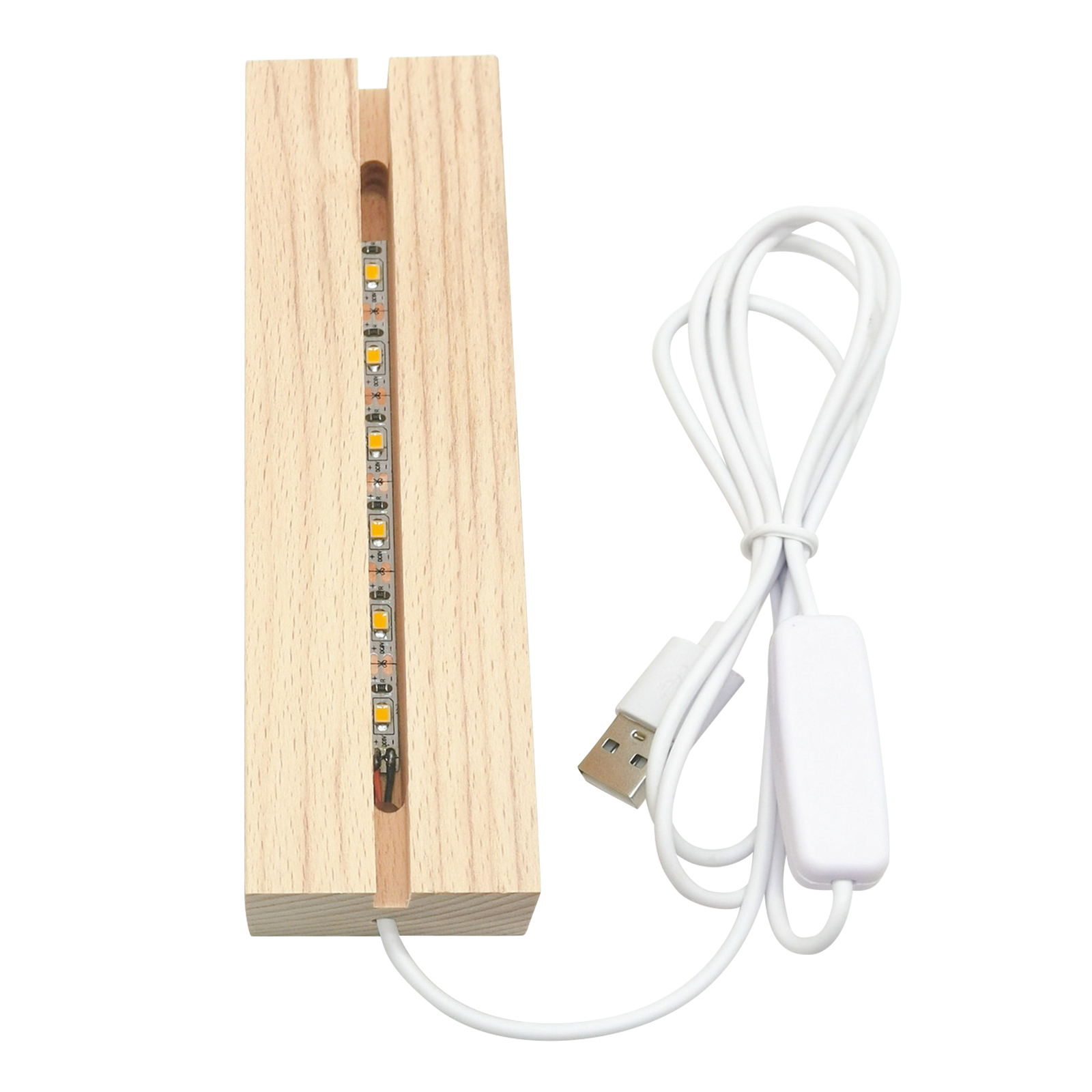 10pcs LED Wood Light Display C - огляд і ціна Resin Art Stand