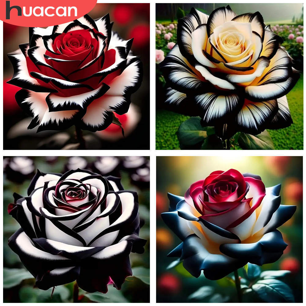 HUACAN 1pcs Diamond Painting R - огляд і ціна Resin Art Rose Petals