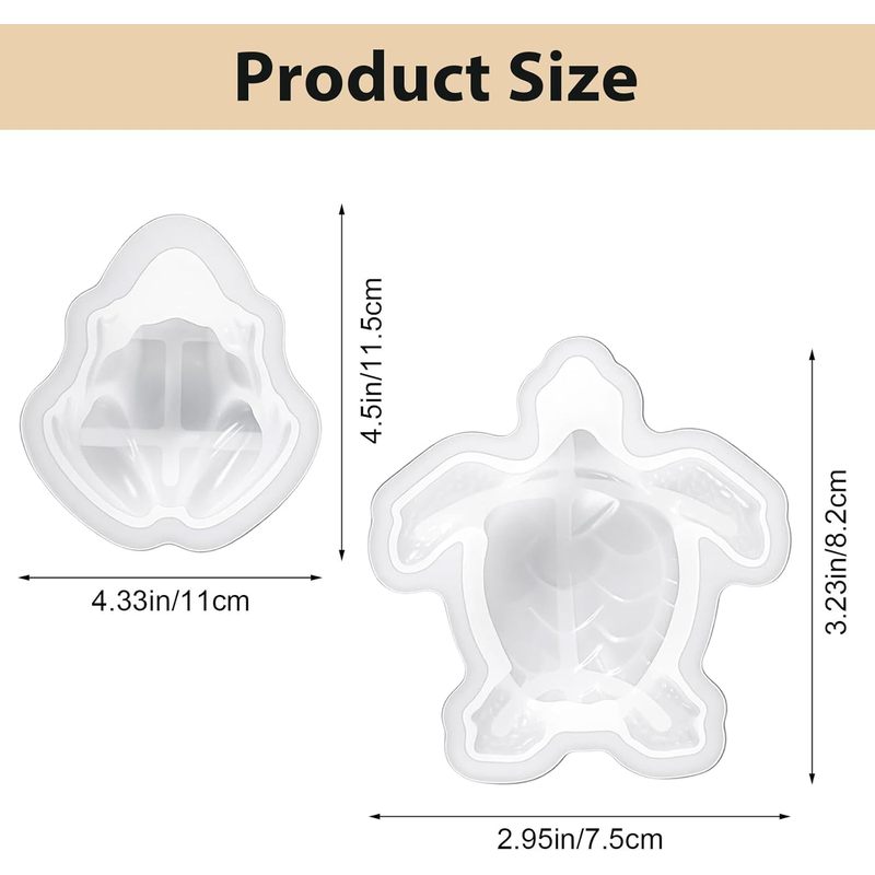 2Set of Sea Turtle Animal Resi - огляд і ціна Resin Art Beach