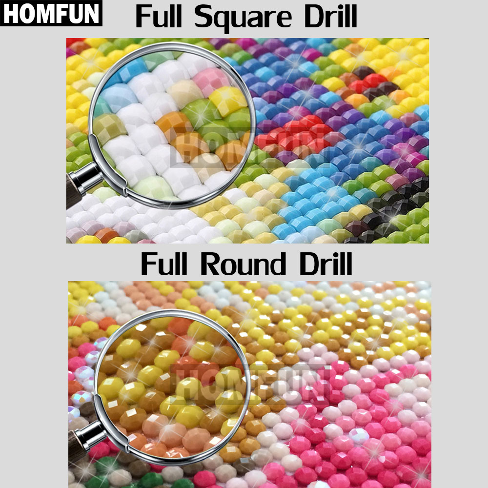HOMFUN Diy 5d Diamond Painting - огляд і ціна Resin Art Beach