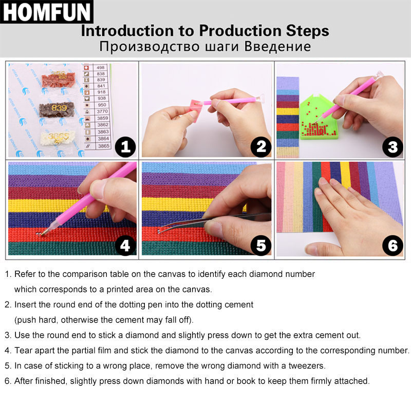 HOMFUN Diy 5d Diamond Painting - огляд і ціна Resin Art Beach