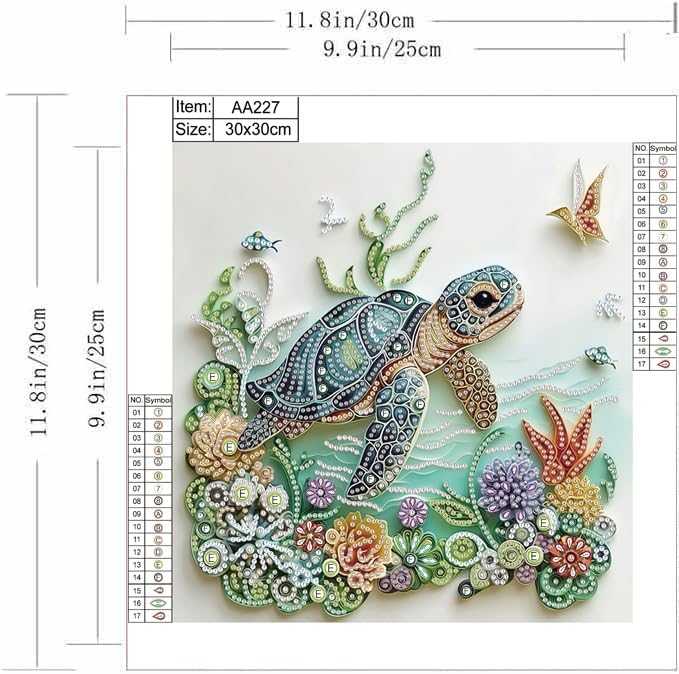 Sea Turtle Animal Diamond Pain - огляд і ціна Resin Art Kits For Adults
