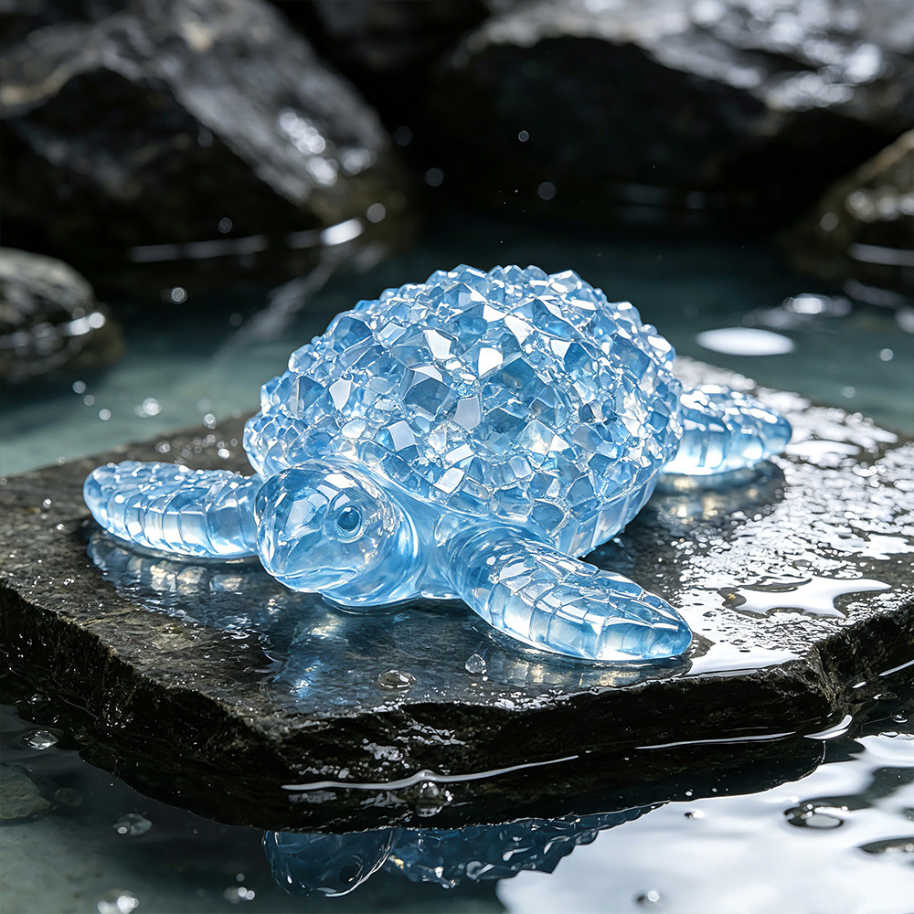Diamond Cut Healing Sea Turtle - огляд і ціна Resin Art Beach