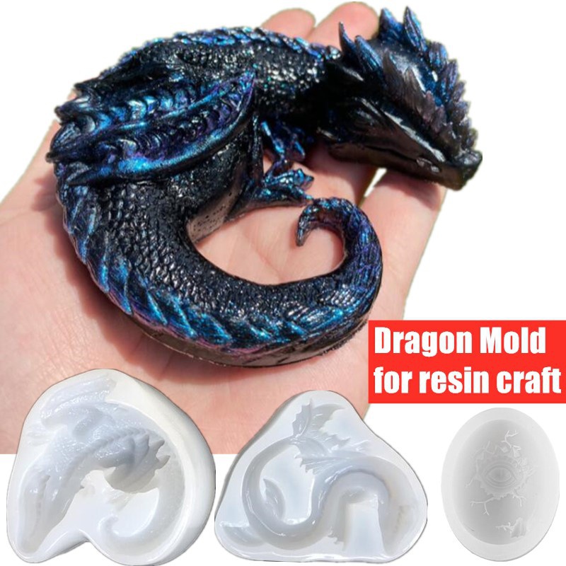 3 Styles Mirror Sleepy Dragon  - огляд і ціна Resin Art Beach