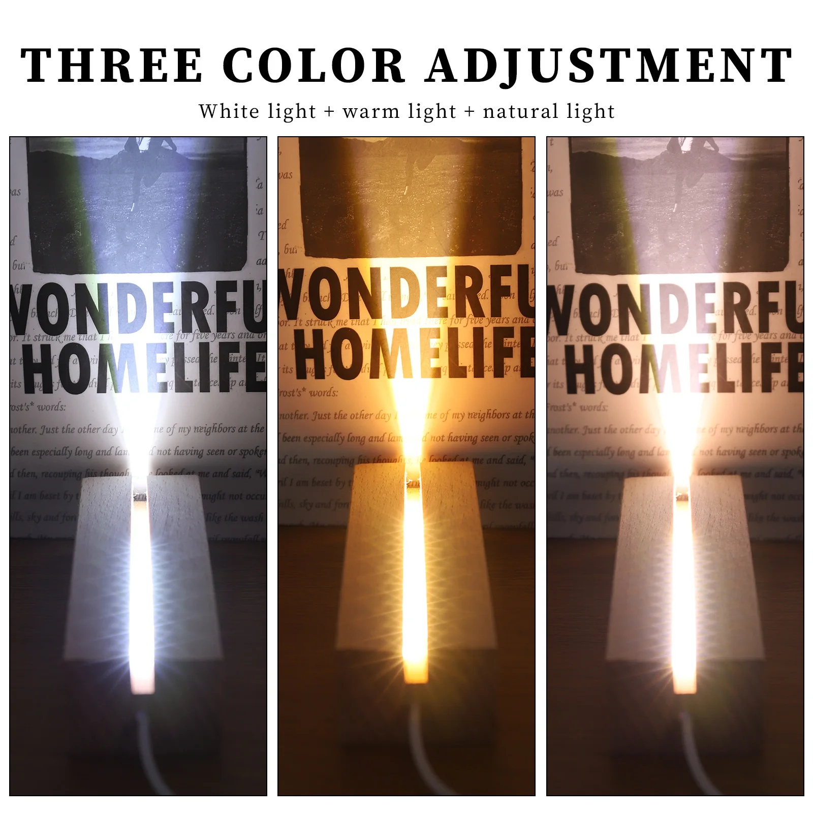 1-10pcs LED Wood Light Display - огляд і ціна Resin Art Stand
