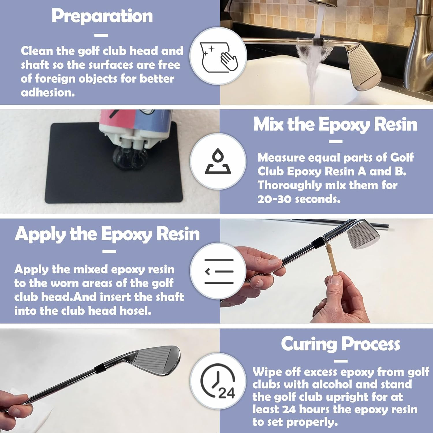 Long Cure Epoxy Glue for Golf  - огляд і ціна Epoxy Resin Ab