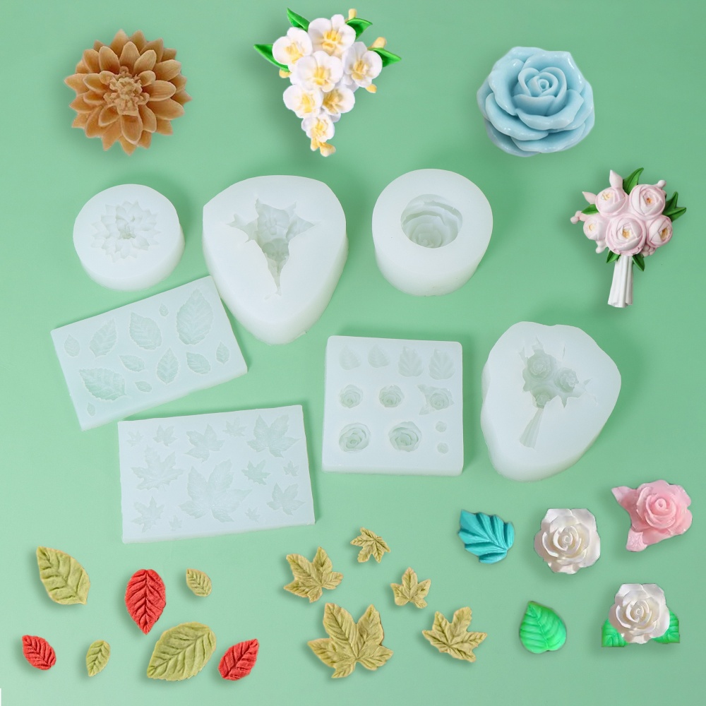 Rose Petal Silicone Soap Mold  - огляд і ціна Resin Art Rose Petals