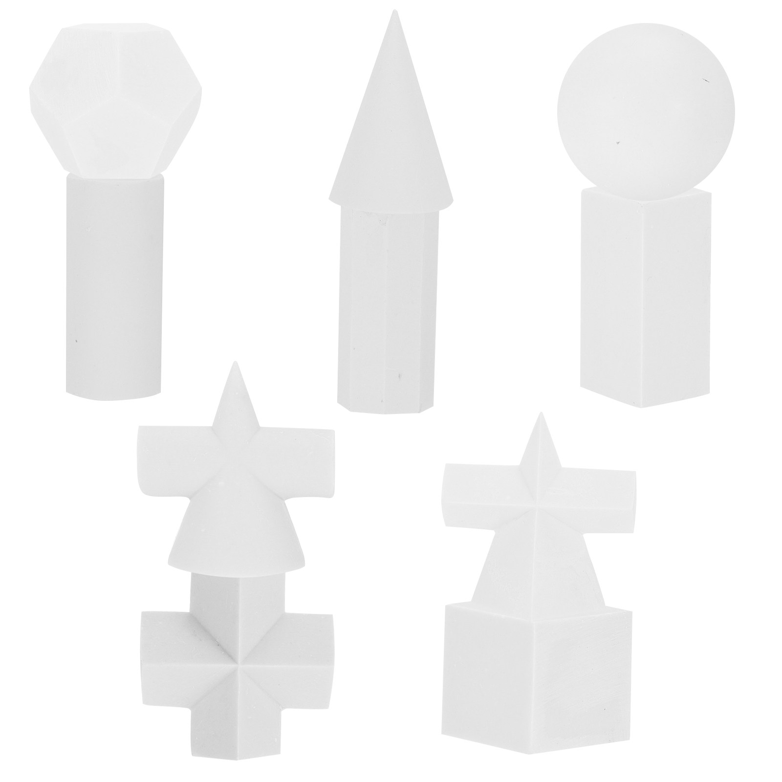 10Pcs Geometrical Resin Sculpt - огляд і ціна Resin Art Training