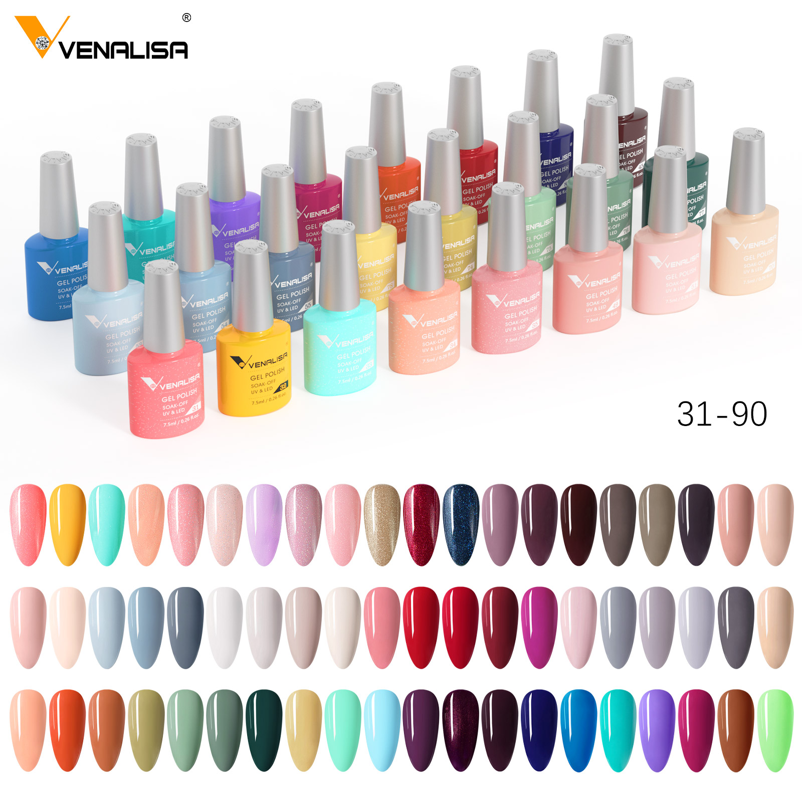 VENALISA Nail Gel Polish 7.5ml - огляд і ціна Resin Art Training