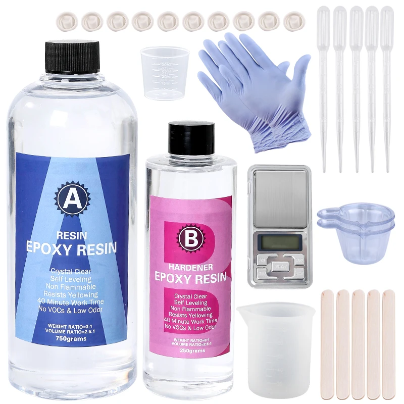 Epoxy Resin Kit Crystal Clear  - огляд і ціна Epoxy Resin Ab