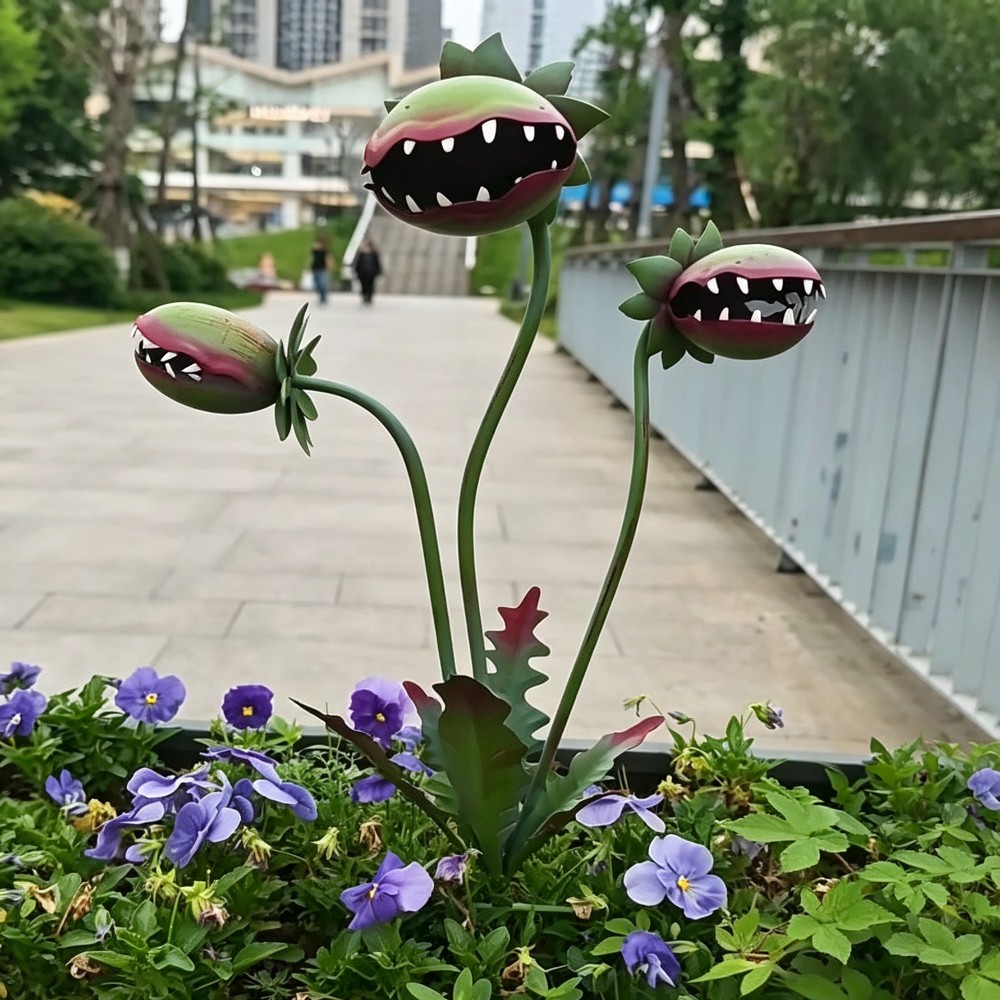 Carnivorous Flower Garden Stak - огляд і ціна Resin Art Design