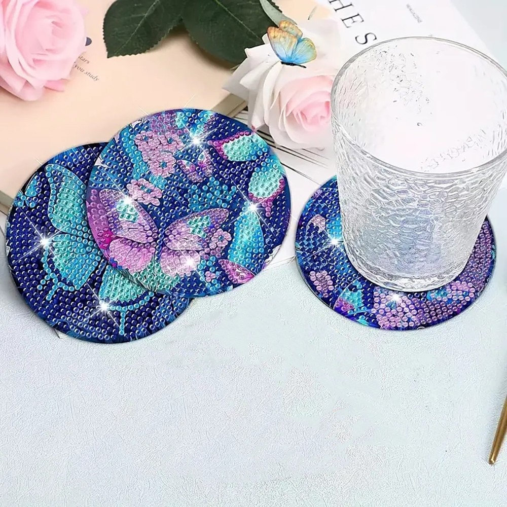 8 Diamond Art Painting Coaster - огляд і ціна Resin Art Canvas