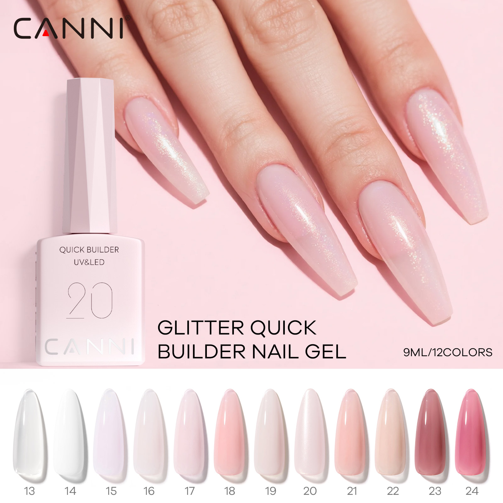 CANNI UV Construction Gel Fast - огляд і ціна Resin Art Training