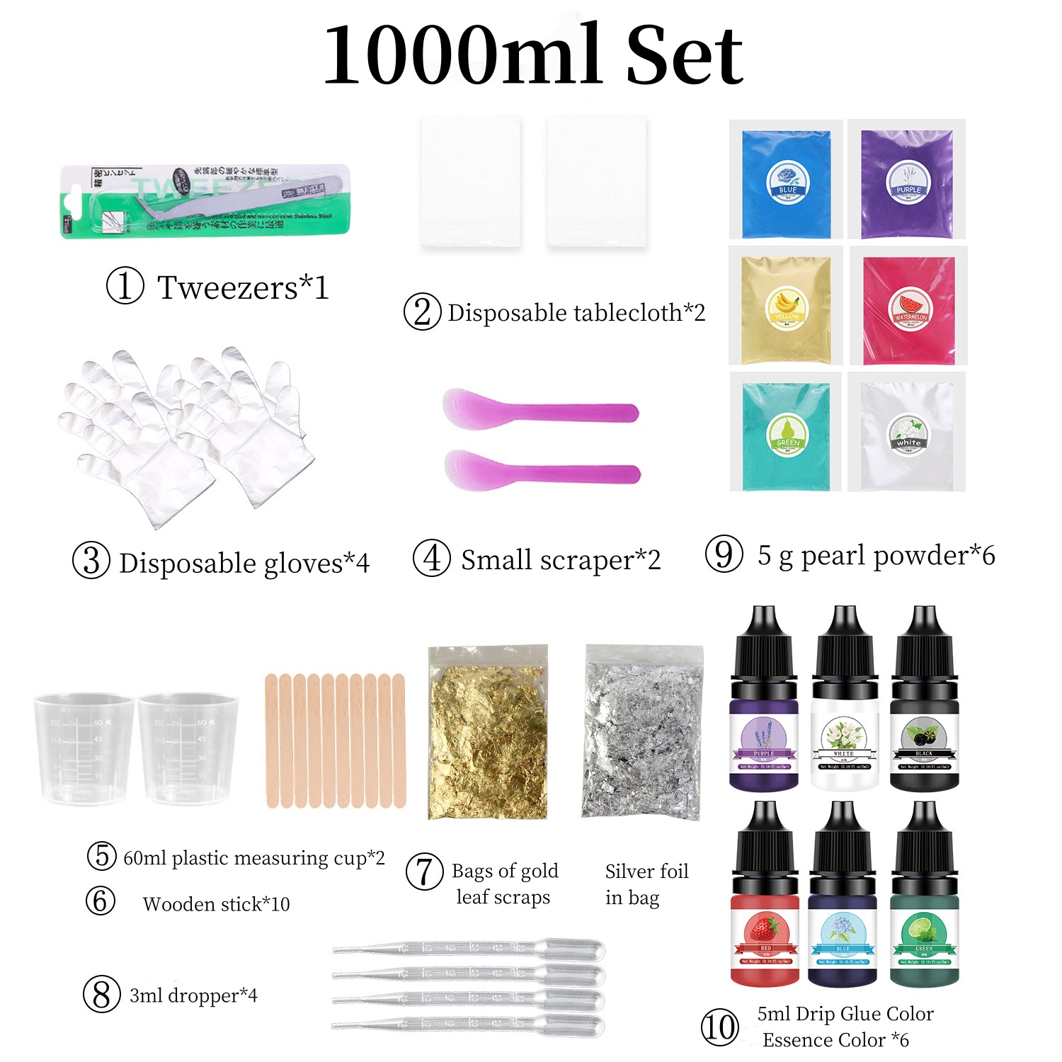 500/1000ml 1:1 AB Epoxy Resin  - огляд і ціна Epoxy Resin Ab
