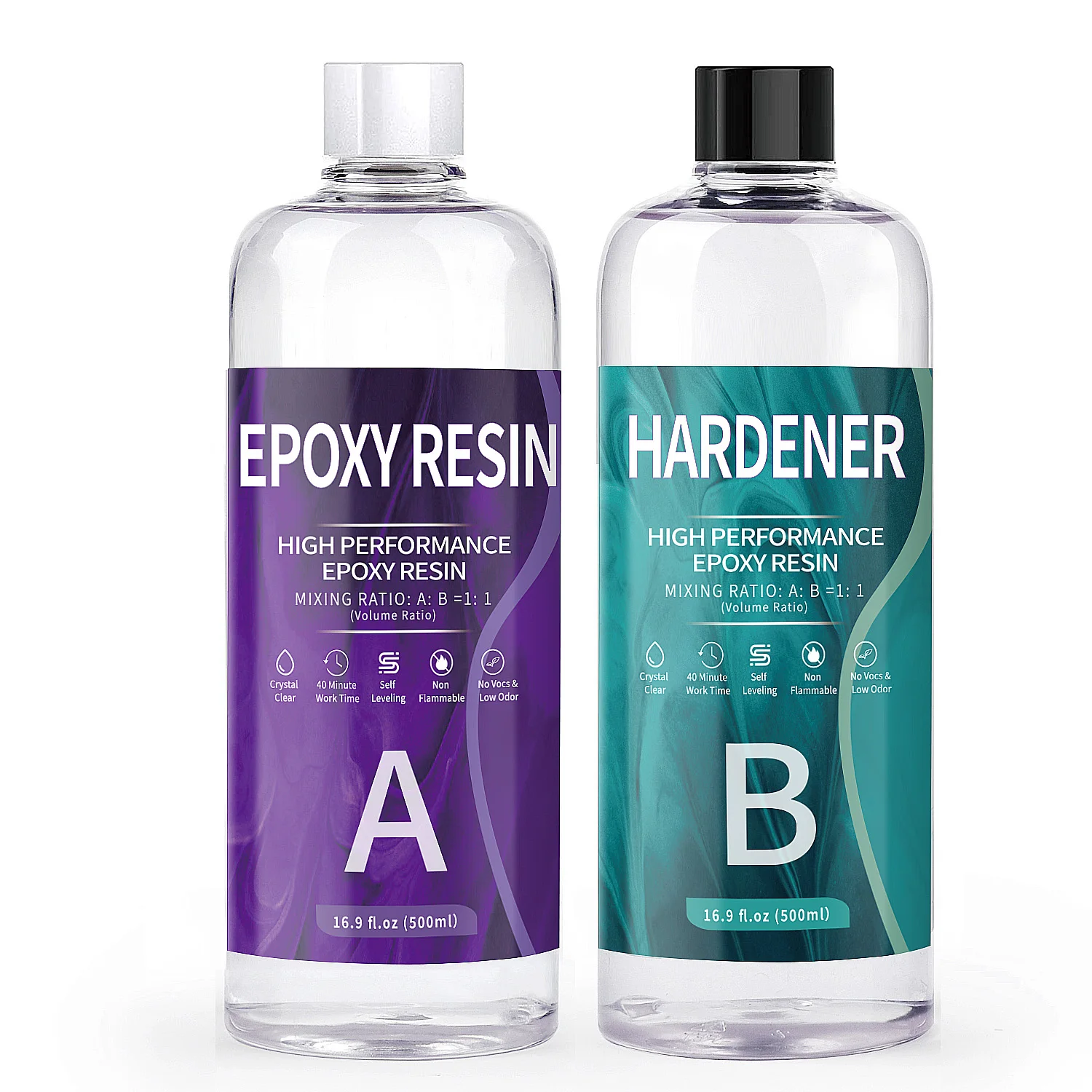 1:1 AB Resin Epoxy Crystal Glu - огляд і ціна Epoxy Resin Ab