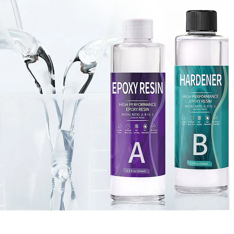 1:1 AB Resin Epoxy Crystal Glu - огляд і ціна Epoxy Resin Ab