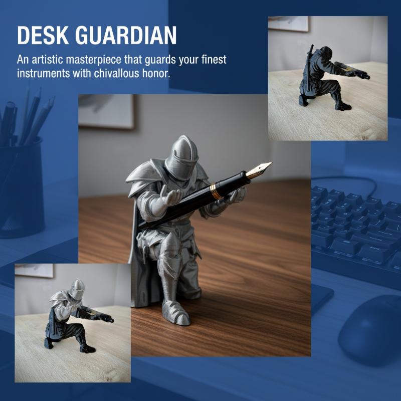 Knight Pen Holder Resin Mediev - огляд і ціна Resin Art Stand