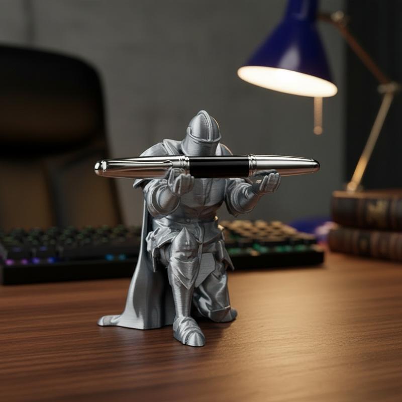 Knight Pen Holder Resin Mediev - огляд і ціна Resin Art Stand