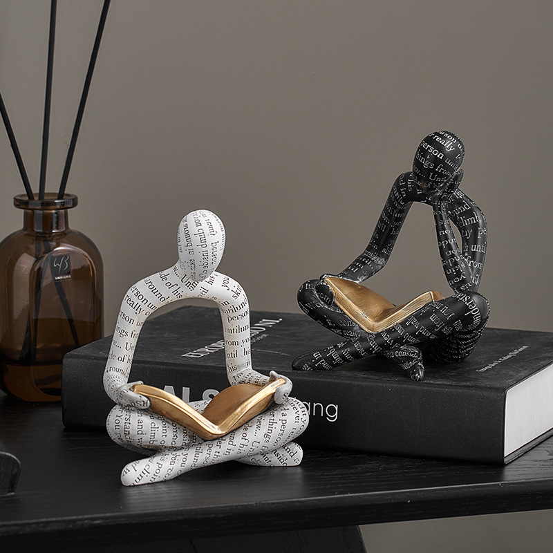 Reading Portrait Ornaments Hol - огляд і ціна Resin Art Stand
