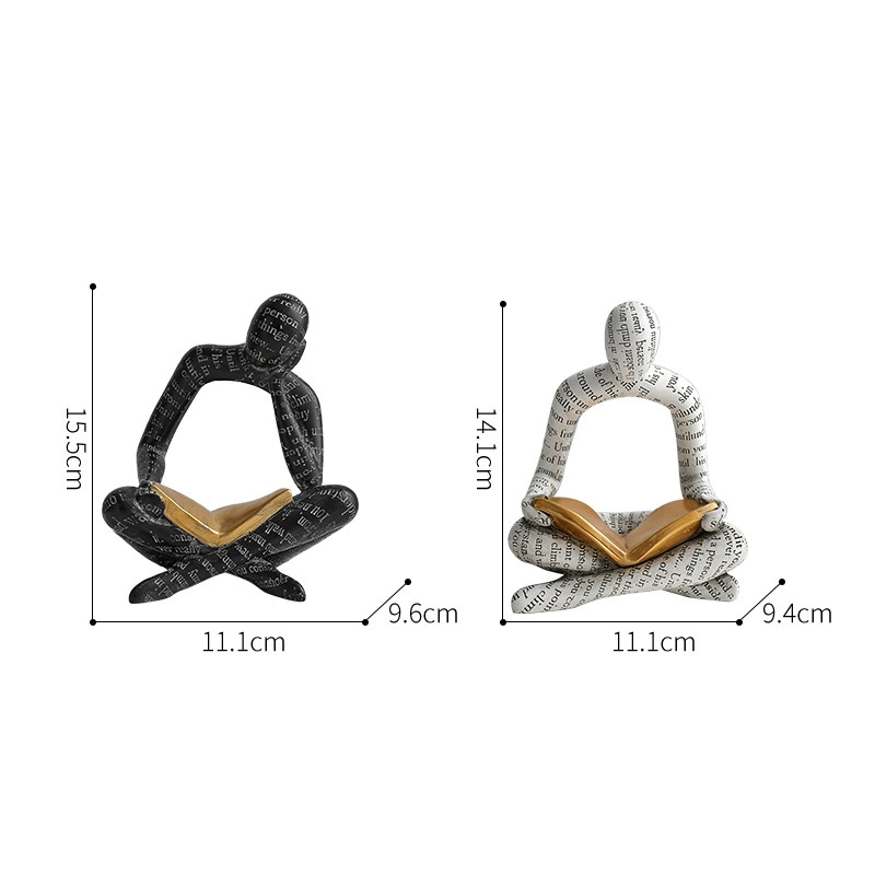 Reading Portrait Ornaments Hol - огляд і ціна Resin Art Stand