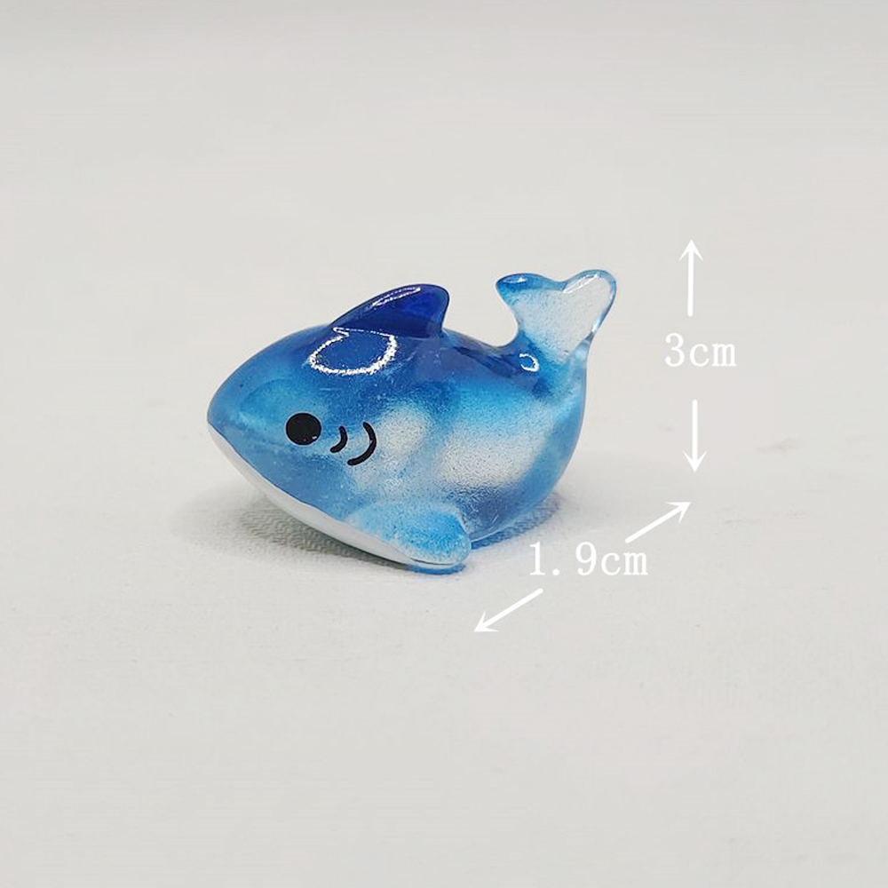 3/6pcs Mini Resin Shark Miniat - огляд і ціна Resin Art Beach