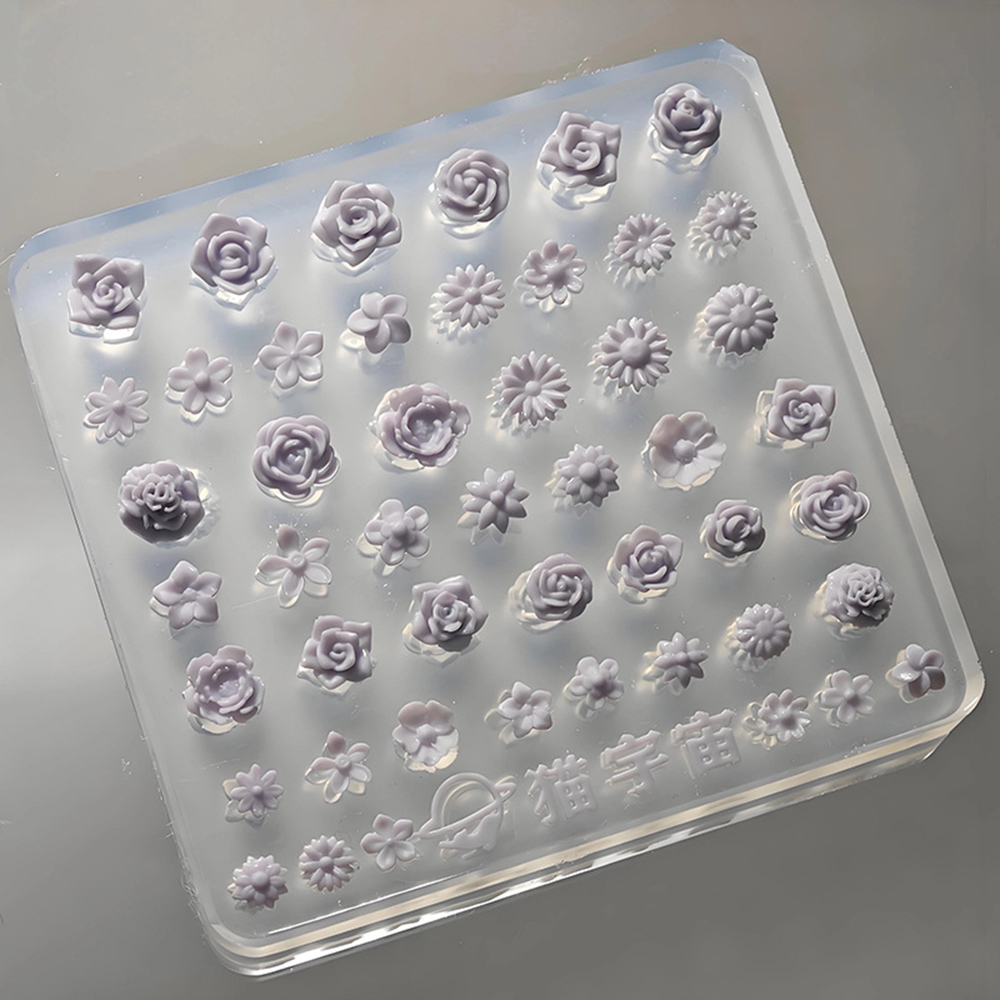 3D Silicone Mini Flower Nail C - огляд і ціна Resin Art Rose Petals