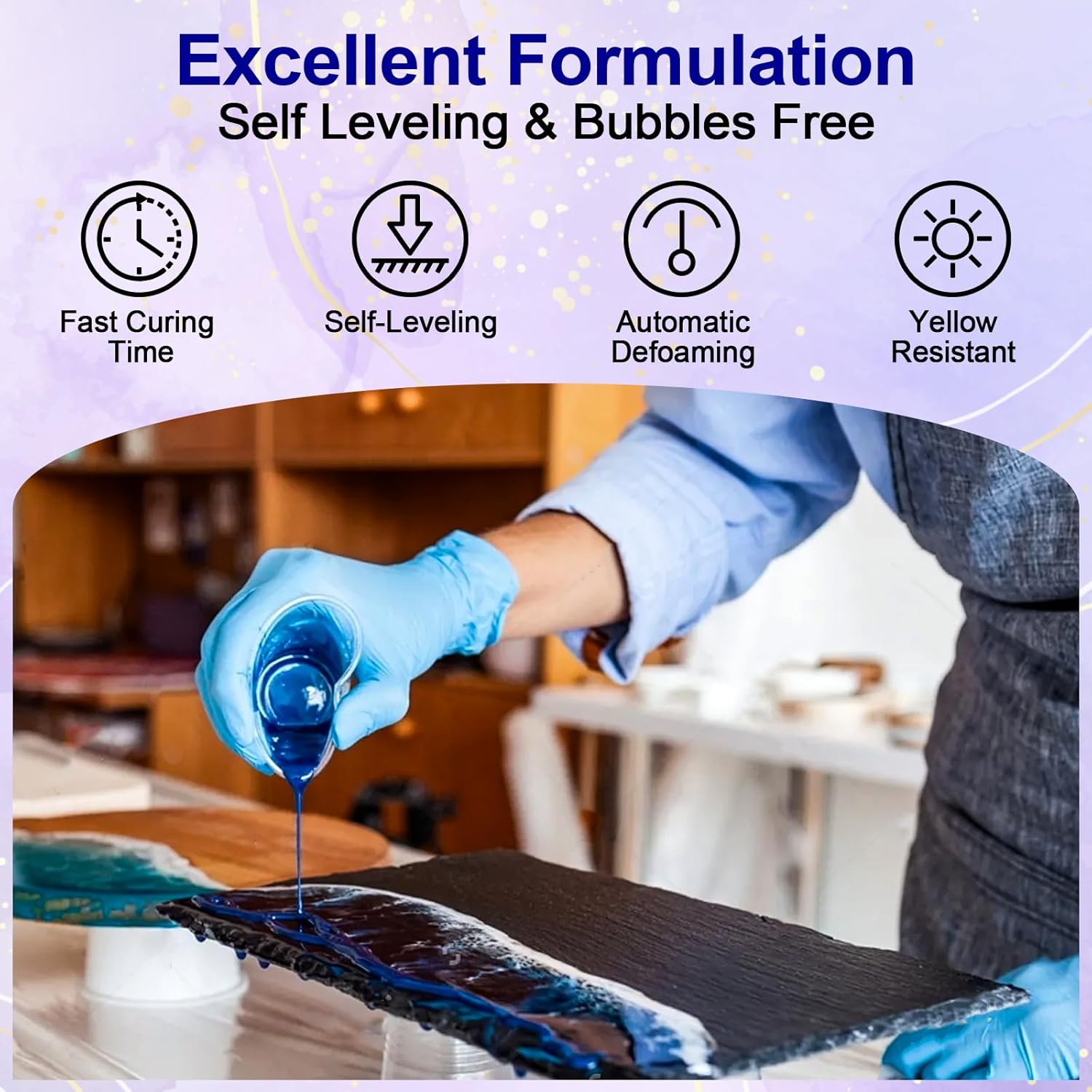 Clear Epoxy Resin AB Glue Hard - огляд і ціна Epoxy Resin Ab