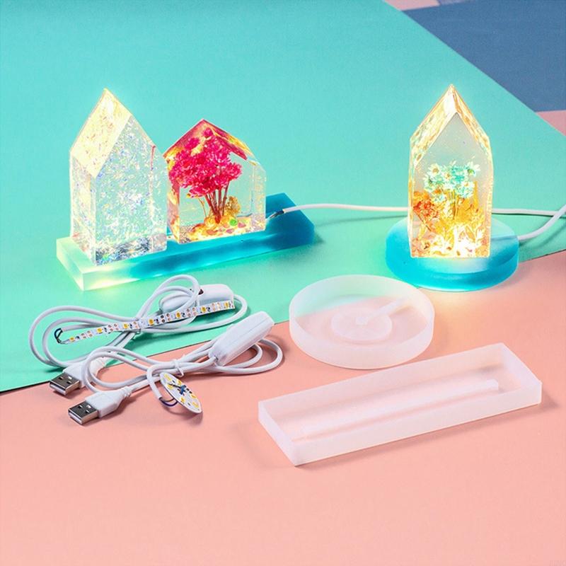 R3MC Silicone Mold with LED Li - огляд і ціна Resin Art Stand