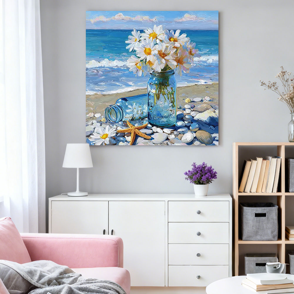 HUACAN Diamond Painting Daisy  - огляд і ціна Resin Art Beach