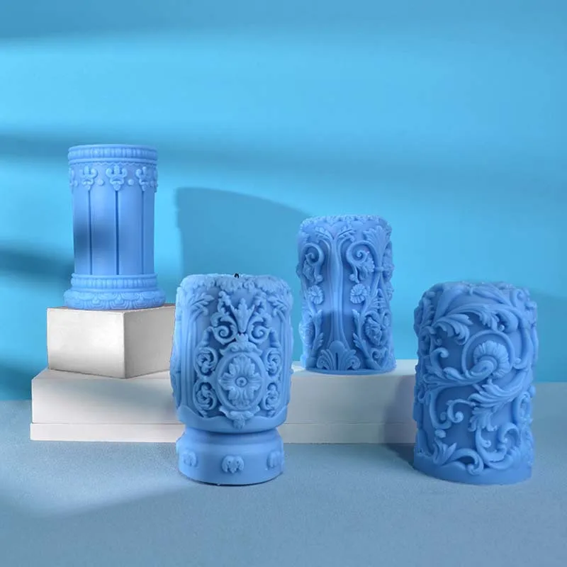Carved Roman Column Candle Sil - огляд і ціна Resin Art Design