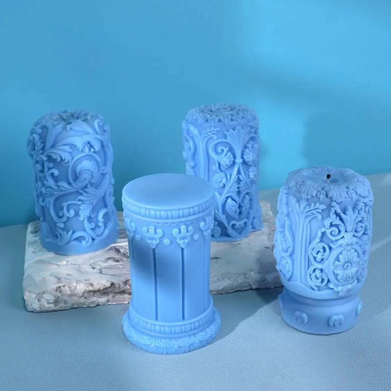 Carved Roman Column Candle Sil - огляд і ціна Resin Art Design