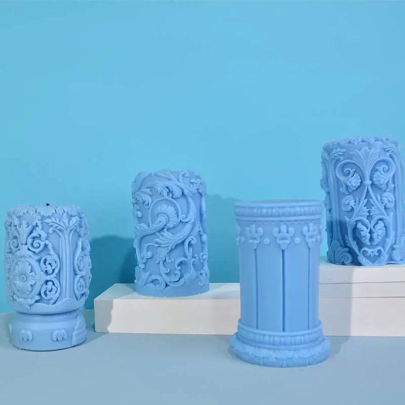 Carved Roman Column Candle Sil - огляд і ціна Resin Art Design