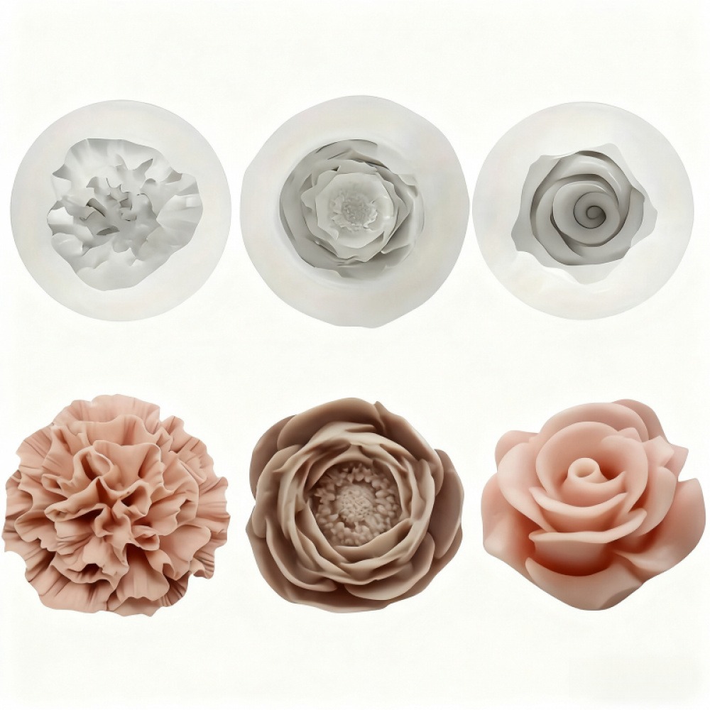 3-Piece Silicone Molds for Ros - огляд і ціна Resin Art Rose Petals