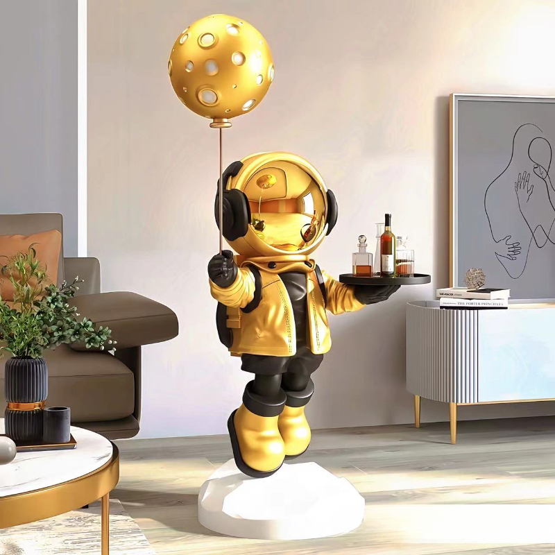 Large Creative Astronaut Astro - огляд і ціна Resin Art Stand